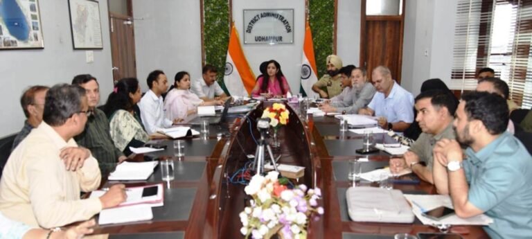 DC Udhampur chairs NCORD meeting to combat Drug menace