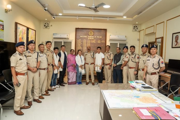 Manipur Police Honors Paris Olympics Heroes Mirabai Chanu and Sahnglakpam Nilakanta Sharma